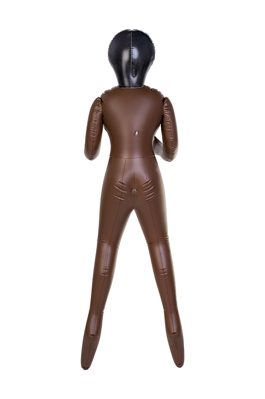 Изображение 5, Кукла надувная Dolls-X by TOYFA Michelle, негритянка, с тремя отверстиями, 160 см, TFAM-117004