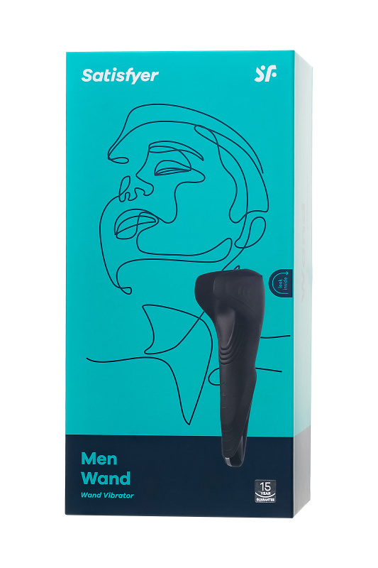 Изображение 10, Мастурбатор нереалистичный Satisfyer Men Wand , силикон, чёрный, 20 см., TFA-J2018-27-9