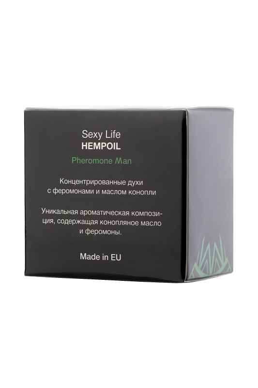 Изображение 3, Ароматическое масло с феромонами Sexy Life мужские, HEMPOIL Pheromone 5 мл, FER-981