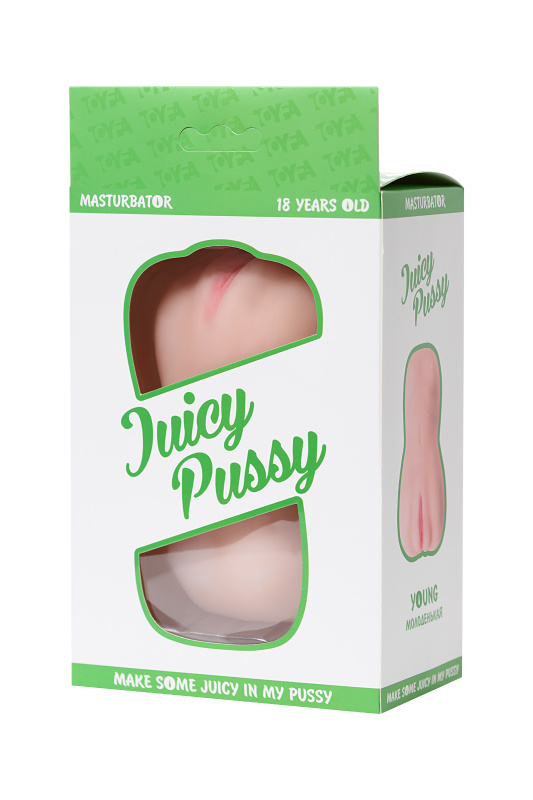 Изображение 8, Мастурбатор реалистичный TOYFA Juicy Pussy, Young, вагина, TPR, телесный, 14,5 см, TFA-893030
