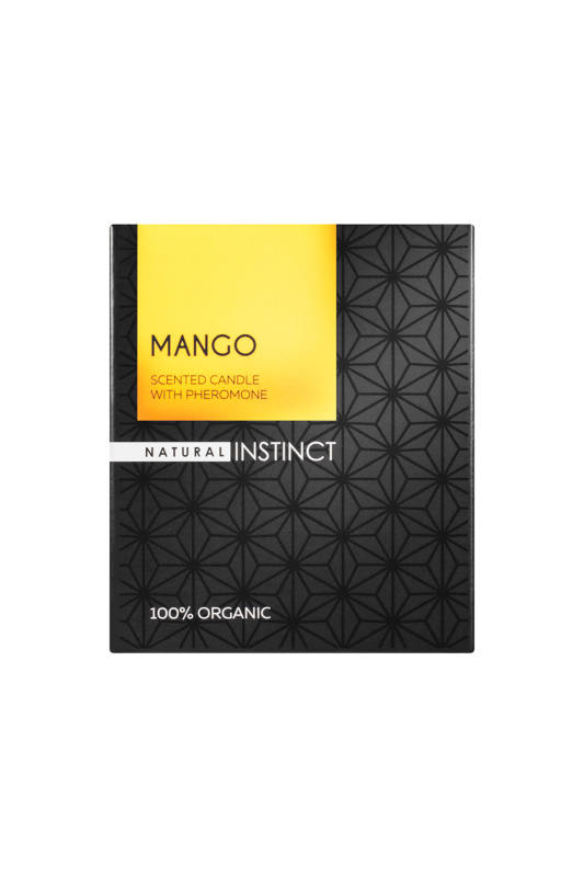 Изображение 3, Свеча ароматическая с феромонами Natural Instinct, манго, 180 гр., FER-5902