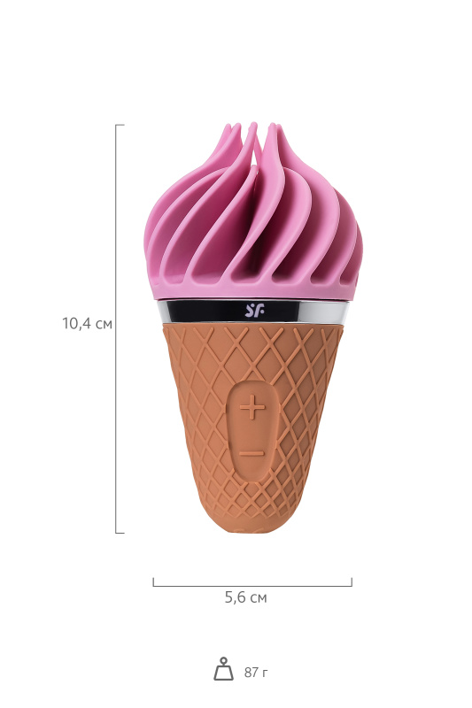 Изображение 6, Вибромассажер Satisfyer layons Sweet Treat , силикон, розовый, 10,4 см., TFA-EE73-581-0719