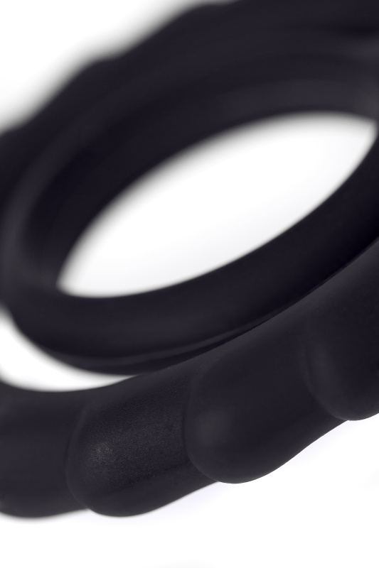 Изображение 8, Эрекционное кольцо на пенис JOS BAD BUNNY, силикон, черный, 9 см, TFA-782018