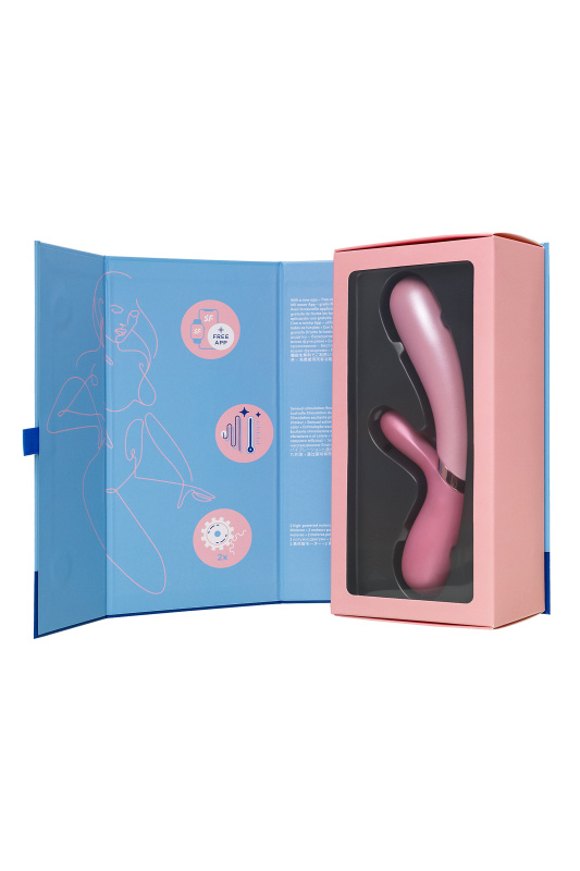Изображение 10, Вибратор Satisfyer Hot Lover с клиторальным стимулятором, розовый, TFA-J2018-82-2