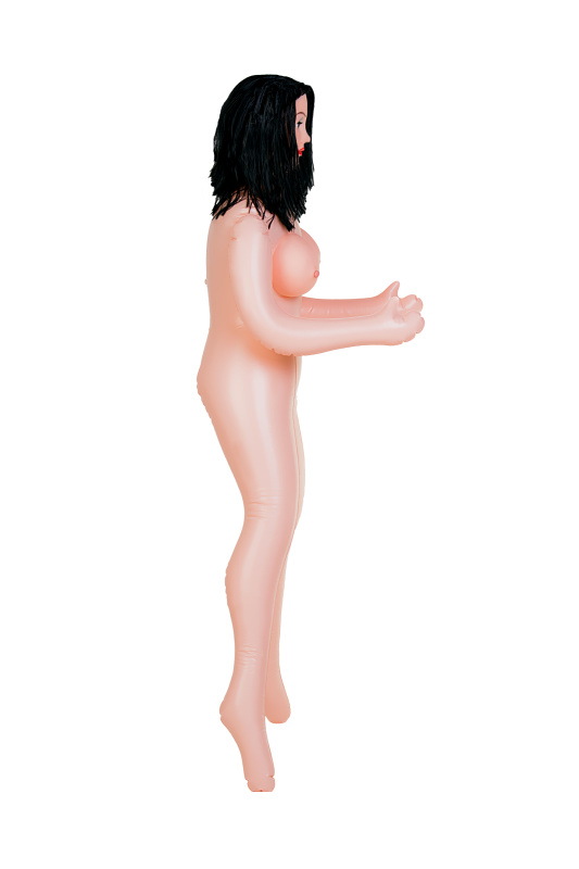Изображение 4, Кукла надувная Dolls-X by TOYFA Kaylee с реалистичной головой, брюнетка, кибер вставка вагина – анус, TFAM-117016