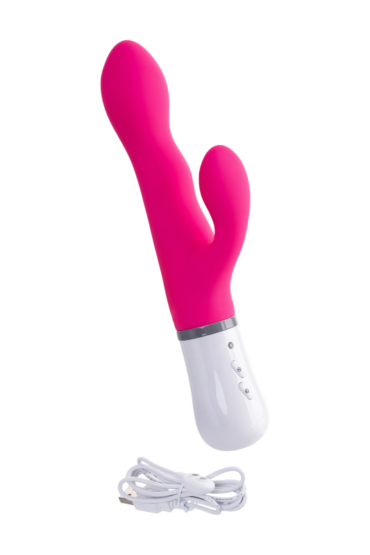Изображение 6, Вибратор LOVENSE Nora с клиторальным стимулятором, силикон, розовый, 20 см, TFA-LE-02