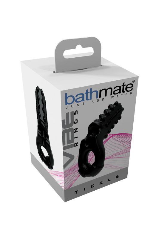 Изображение 6, Виброкольцо на пенис Bathmate Tickle, elastomex, черный, Ø5 см, TFA-BM-VR-TI