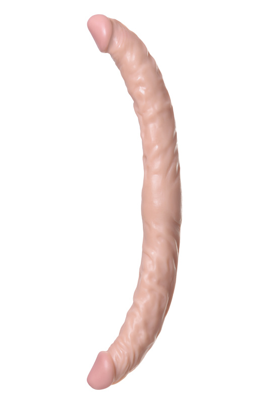 Изображение 4, Двусторонний фаллоимитатор TOYFA RealStick Nude реалистичный, PVC, телесный, 42,5 см, TFA-582011