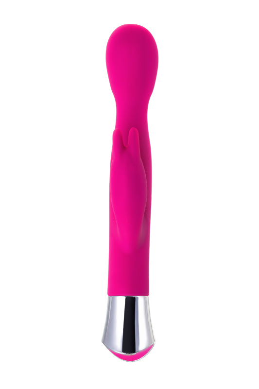 Изображение 2, Вибратор с клиторальным стимулятором JOS LOLY, с гибкой головкой, силикон, розовый, 21,6 см, TFA-783013