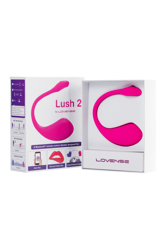 Изображение 10, Виброяйцо LOVENSE Lush 2, силикон, розовый, 18 см, TFA-LE-03