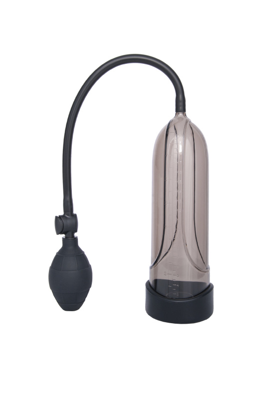 Изображение 2, Помпа для пениса Sexus Men Training, вакуумная, механическая, ABS пластик, черный, 25 см, TFA-709008