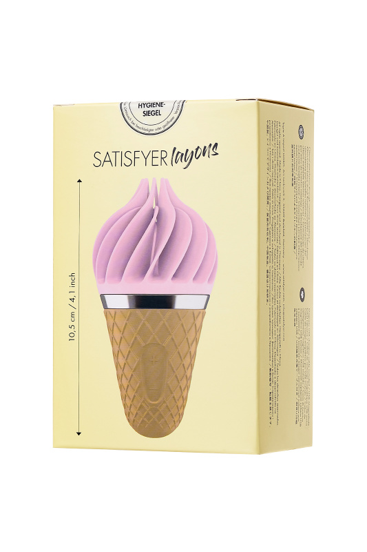 Изображение 18, Вибромассажер Satisfyer layons Sweet Treat , силикон, розовый, 10,4 см., TFA-EE73-581-0719