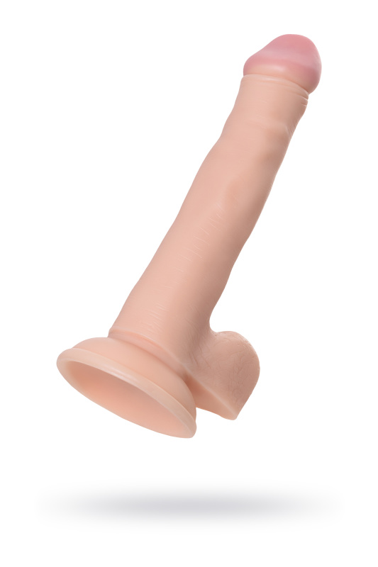 Изображение 1, Реалистичный фаллоимитатор TOYFA RealStick Nude, PVC, телесный, 22,5 см, TFA-582004