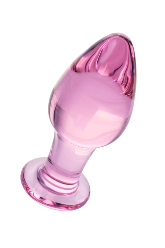 Изображение 3, Анальная втулка Sexus Glass, стекло, розовая, 10 см, Ø 4 см, TFA-912106
