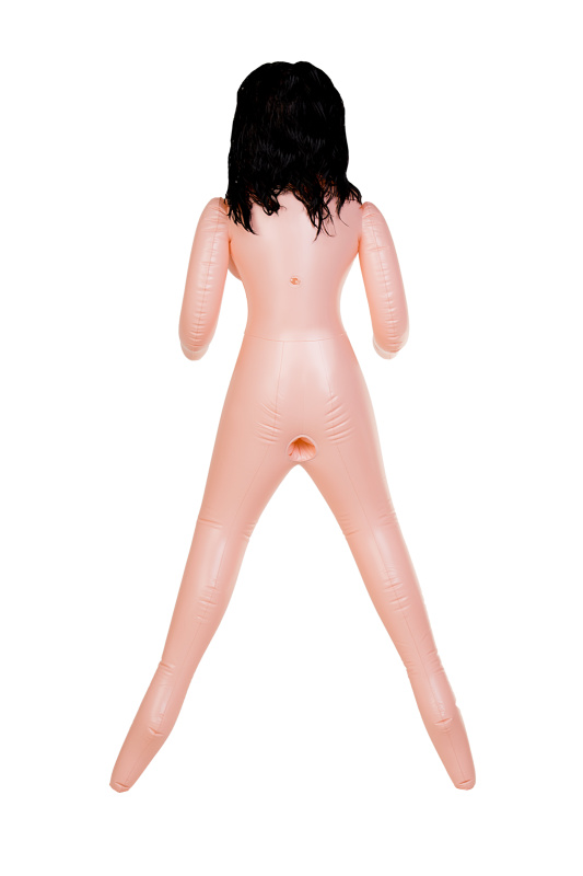 Изображение 5, Кукла надувная Cop Samantha реалистичная голова,брюнетка, TOYFA Dolls-X, с тремя отверстиями, вставк, TFAM-117018