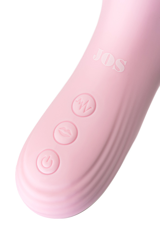 Изображение 12, Виброкролик с ласкающим язычком JOS Orali, силикон, розовый, 22 см, TFA-783056