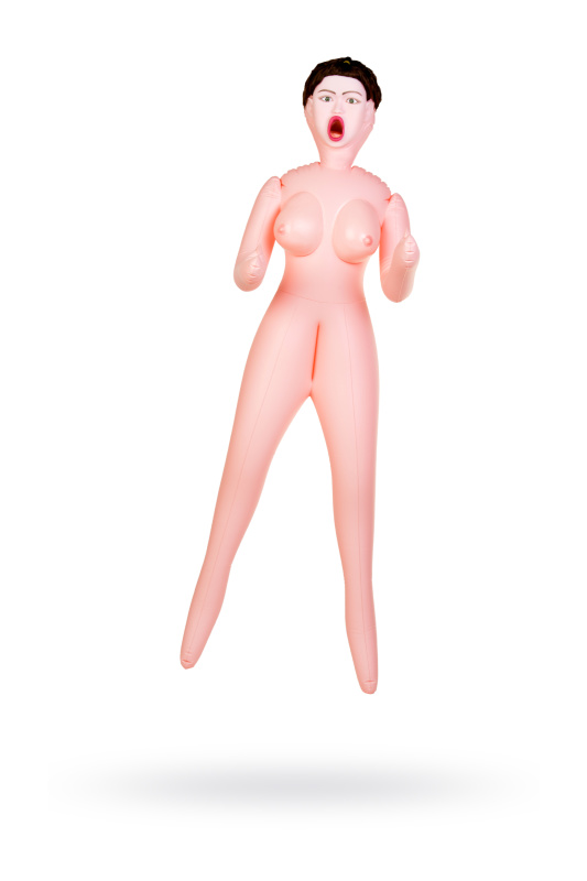 Кукла надувная Violet, брюнетка,TOYFA Dolls-X Passion, с тремя отверстиями, кибер вставка: вагина-, TFAM-117010