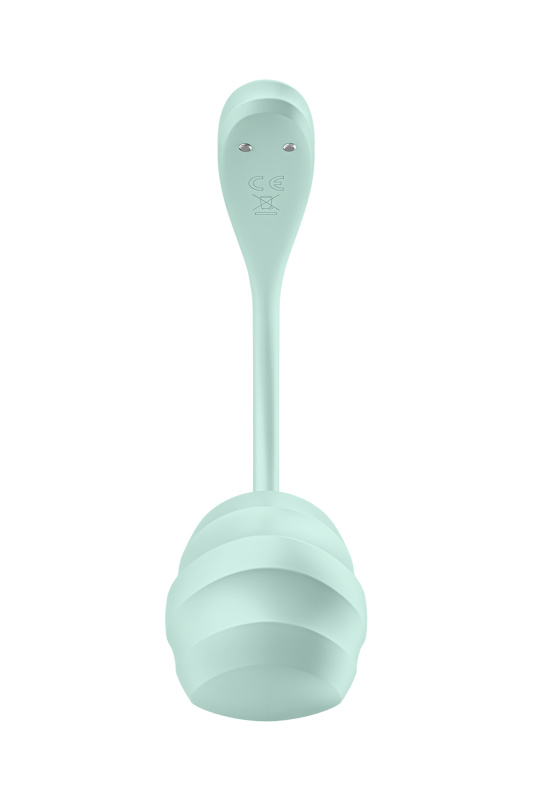 Изображение 2, Виброяйцо Satisfyer Smooth Petal Connect App, мятное, 6,5 см, TFA-4002736