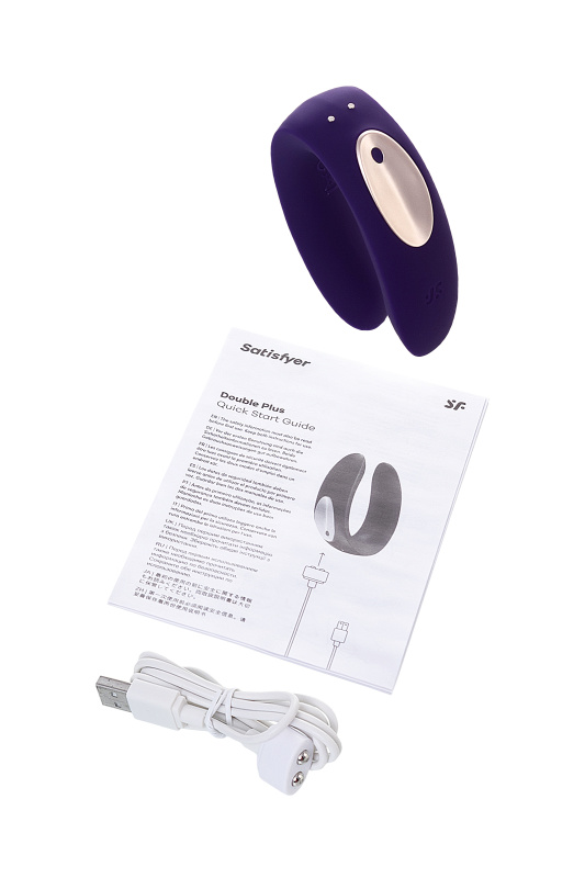 Изображение 6, Многофункциональный стимулятор для пар Satisfyer Partner Toy Plus, силикон, фиолетовый, 18 см., TFA-Partner Plus