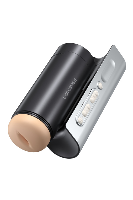 Изображение 7, Вибромастурбатор нереалистичный LOVENSE Solace PRO, TPE, черный, 23,1 см, TFA-LE-46