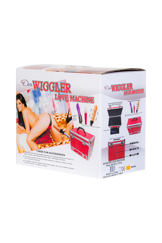 Изображение 13, Секс-чемодан Diva Wiggler, с двумя насадками, металл, розовый, 28 см, TFA-907013