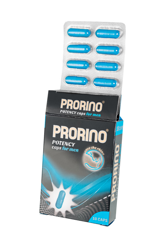 Изображение 5, Энергетические капсулы Ero Prorino black line Libido, мужские, 10 шт., MBAD-78405
