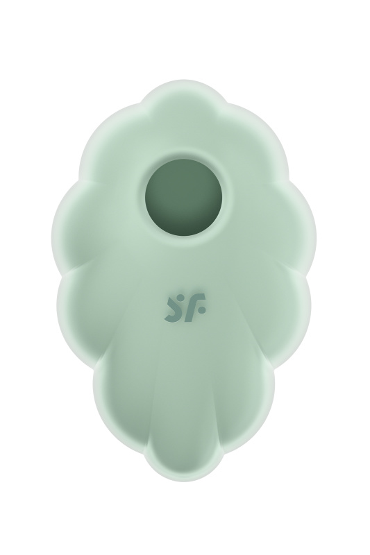 Изображение 2, Вакуумный стимулятор клитора Satisfyer Cloud Dancer, силикон, зеленый, 9 см, TFA-J2018-275-3