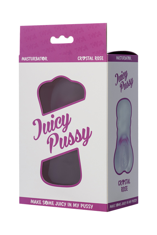 Изображение 7, Мастурбатор реалистичный TOYFA Juicy Pussy Crystal Rose, TPE, 14 см, TFA-894001