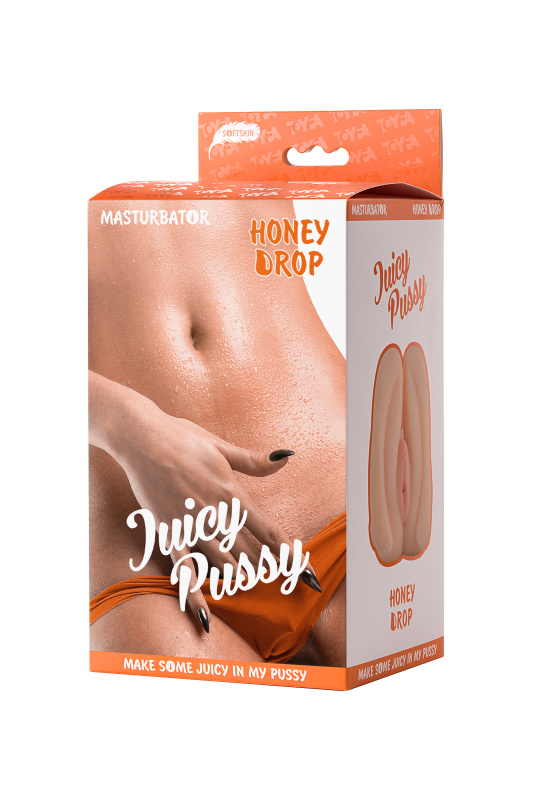 Изображение 6, Мастурбатор реалистичный TOYFA Juicy Pussy Honey Drop, вагина, TPR, телесный, 15 см, TFA-893010