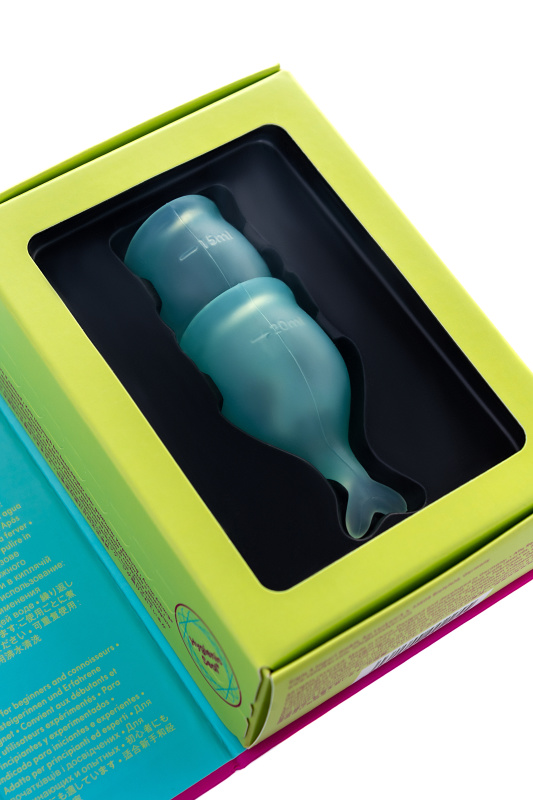 Изображение 11, Менструальная чаша Satisfyer Feel Secure, 2 шт в наборе, силикон, зеленый, FER-J1766-5