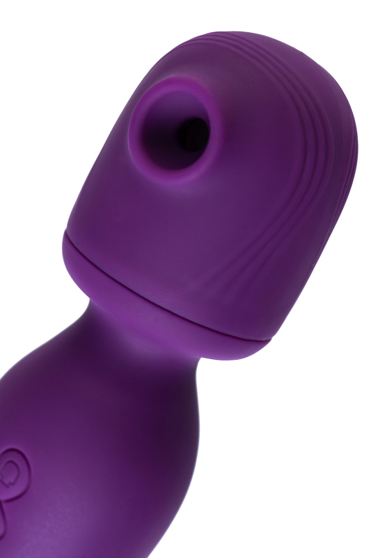 Изображение 12, Стимулятор 2 в 1 JOS Kisom, силикон, фиолетовый, 24 см, TFA-783035