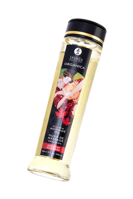 Изображение 4, Масло для массажа Shunga Organica Maple Delight, возбуждающее, 240 мл, TFA-1120