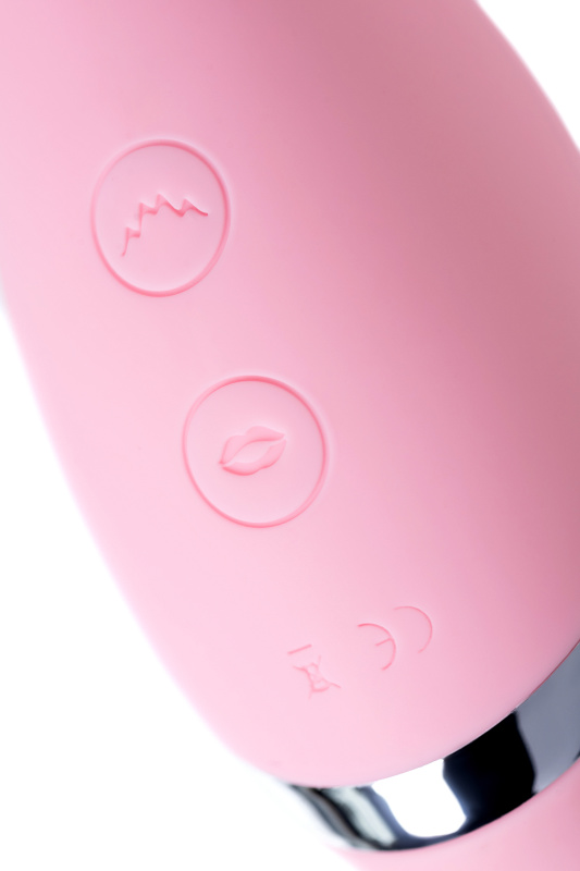 Изображение 13, Многофункциональный стимулятор эрогенных зон Flovetta by Toyfa DAHLIA, силикон, розовый, 14 см, TFA-457706