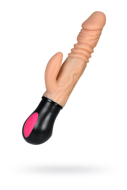 Изображение 1, Реалистичный вибратор A-Toys by TOYFA Hot shot с функцией Up-Down, TPE, телесный, 24,2 см, TFA-761036