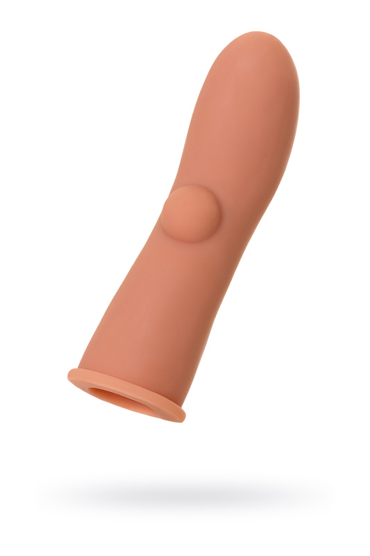 Изображение 1, Насадка реалистичная KOKOS EXTREME SLEEVE с имитацией пирсинга, TPE, телесная, 14.7 см, TFA-ES.01-M