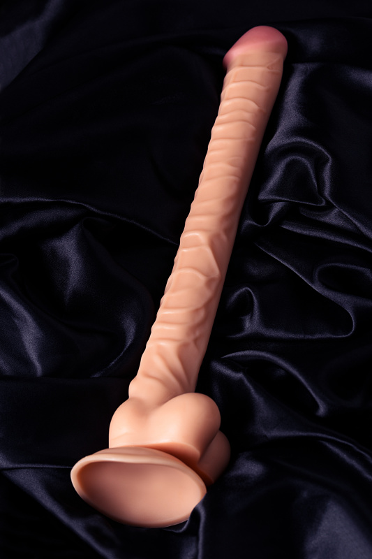 Изображение 11, Реалистичный фаллоимитатор TOYFA RealStick Nude, PVC, телесный, 40 см, TFA-582015