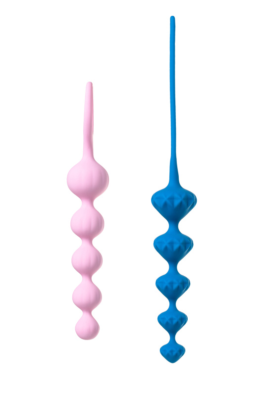 Изображение 2, Набор анальных цепочек Satisfyer Beads, силикон, ассорти, 27 см., TFA-J01756 Color Set