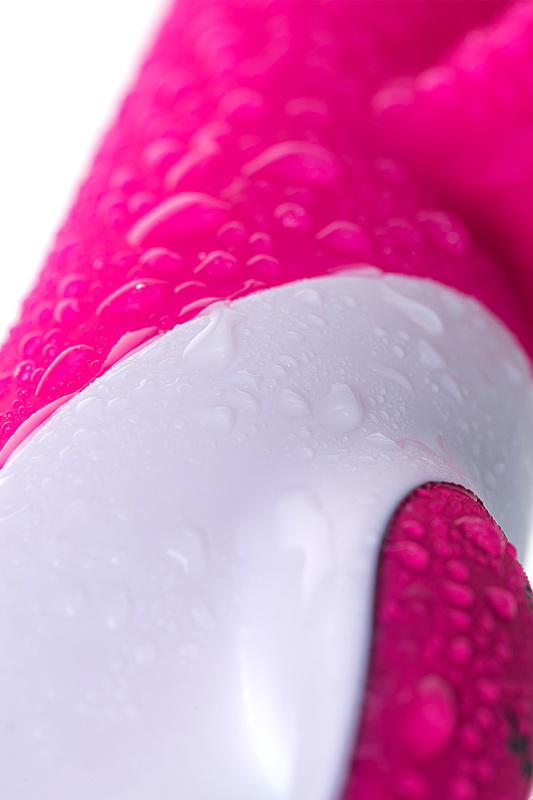 Изображение 11, Вибратор с клиторальным стимулятором JOS ELLY, с подогревом, силикон, розовый, 21,5 см, TFA-783003
