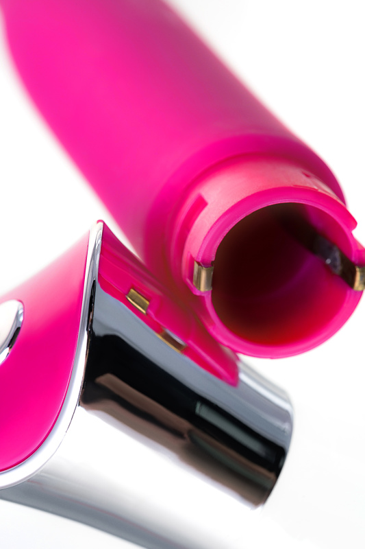Изображение 10, Вибратор с клиторальным стимулятором JOS LOLY, с гибкой головкой, силикон, розовый, 21,6 см, TFA-783013