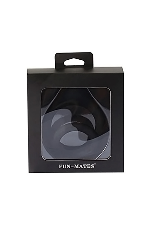 Изображение 3, Двойное эрекционное кольцо на пенис Levett Marcus, силикон, черное, TFA-16009