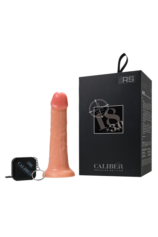 Изображение 1, Фаллоимитатор реалистичный, RealStick CALIBER, 18 см, Ø3, TFA-983009