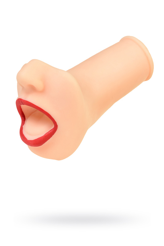 Изображение 1, Мастурбатор реалистичный TOYFA Juicy Pussy Juicy Lips, рот, TPR, телесный, 12,6 см, TFA-893005