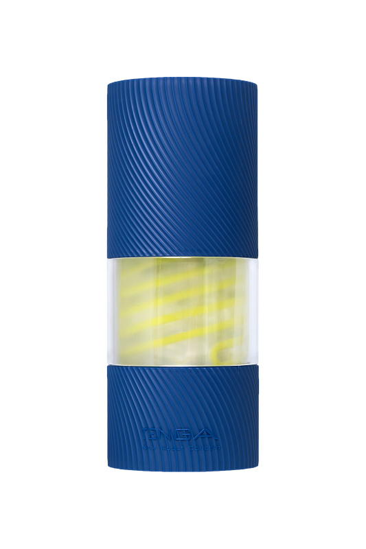Изображение 3, Нереалистичный мастурбатор TENGA SPINNER Мастурбатор Shell, TPE, синий, 14 см, TFA-SPN-003