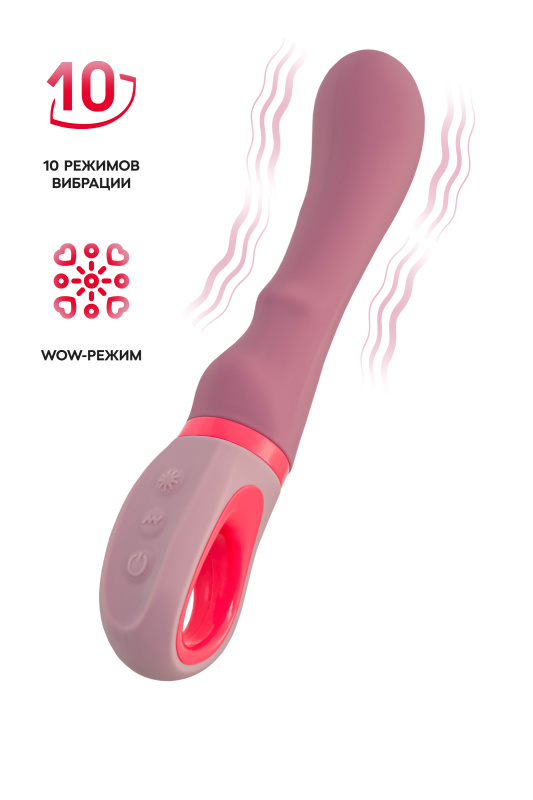 Изображение 1, Вибратор Flovetta ROSE, силикон, розовый, 19 см, TFA-457723