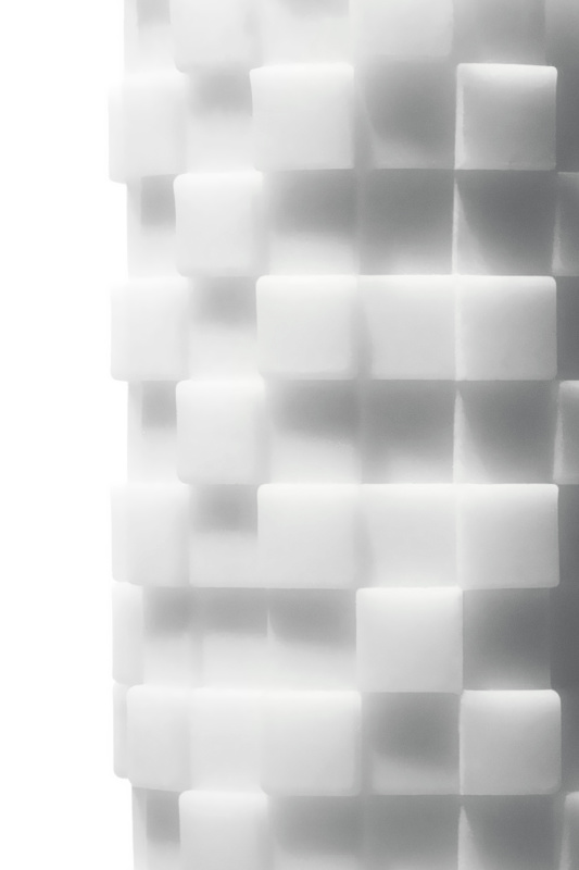 Изображение 11, Нереалистичный мастурбатор TENGA 3D Module, TPE, белый, 11,6 см, TFA-TNH-002
