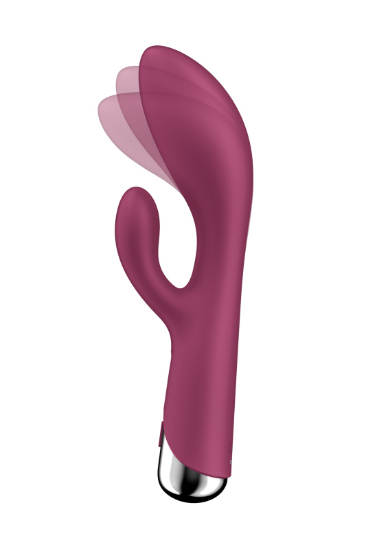 Изображение 5, Вибратор-кролик с ротацией Satisfyer Spinning Rabbit 1, силикон, бордовый, 20,5 см, TFA-4048727 Изображение 5, Вибратор-кролик с ротацией Satisfyer Spinning Rabbit 1, силикон, бордовый, 20,5 см, TFA-4048727