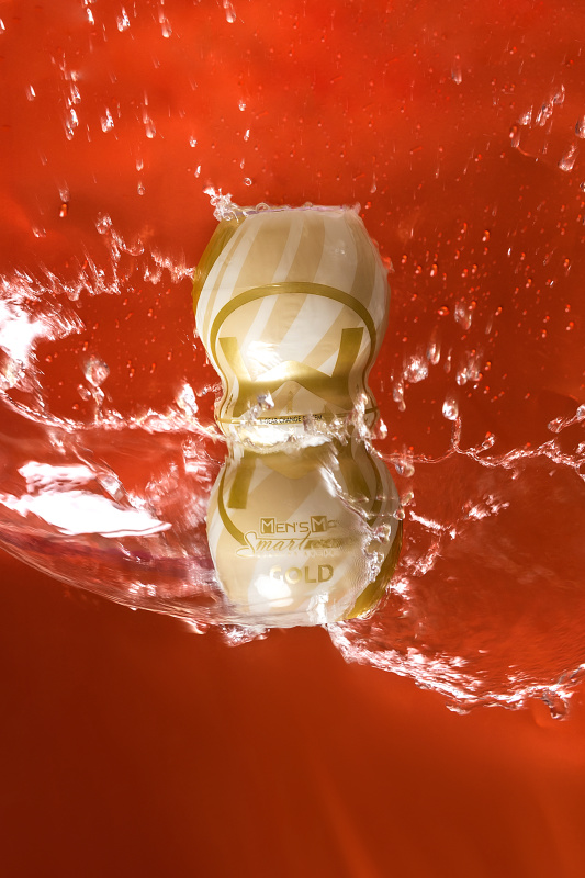 Изображение 13, Мастурбатор нереалистичный MensMax Smart Gear GOLD, TPE, белый, 15 см, TFA-MM-49