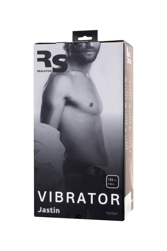 Изображение 8, Реалистичный вибратор RealStick Elite Jastin, TPR, телесный, 21 см, TFA-981037