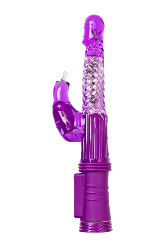 Изображение 3, Вибратор с клиторальным стимулятором TOYFA A-Toys High-Tech fantasy, TPR, фиолетовый, 24 см, TFA-765012