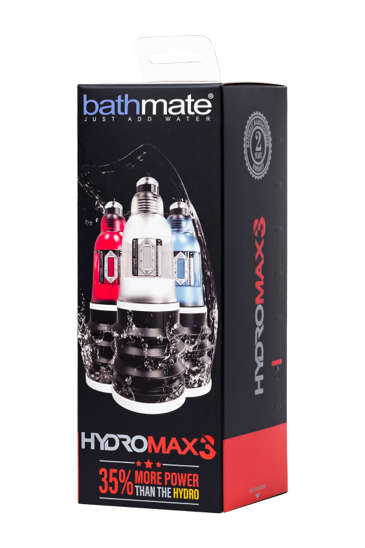 Изображение 7, Гидропомпа Bathmate HYDROMAX3, ABS пластик, прозрачная, 22 см, TFA-BM-HM3-CC
